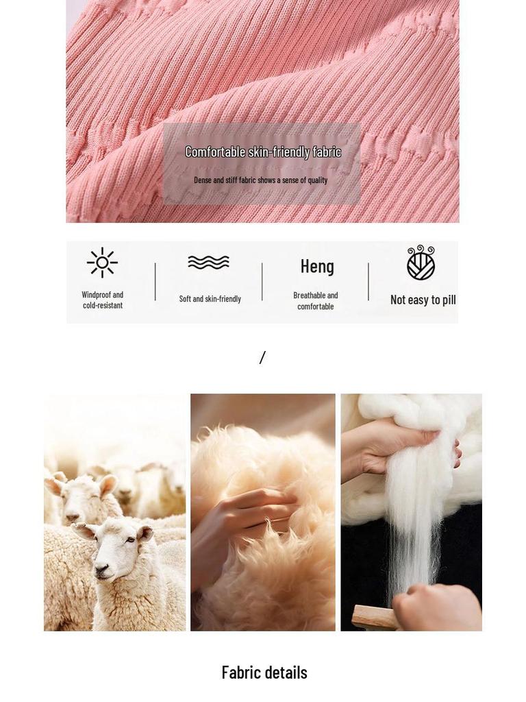 2025 Autumn/Winter V-neck Long Sleeve Single-Breasted Diagonal Stripe Knit Cardigan Outerwear