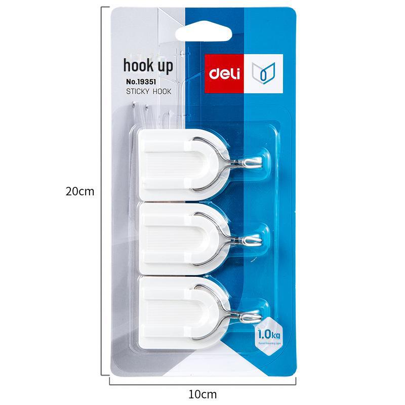 Transparent Seamless Adhesive Bathroom Hook - No Nails Required