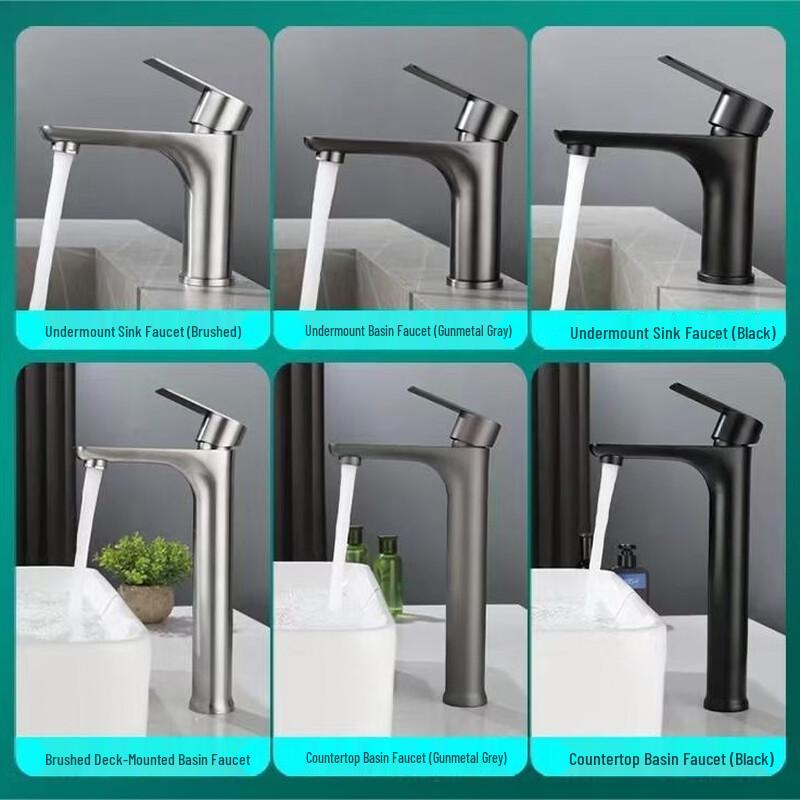 TLXT Stainless Steel Hot & Cold Washbasin Faucet