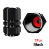 AUTCOAT Aluminum Alloy Car Wheel Tire Valve Caps Tyre Rim Stem Covers Car Dustproof Tire Cap For Cars Motorcycles Trucks Bikes Stem Caps1