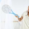 2-in-1 Electric Mosquito Swatter USB Rechargeable Mosquito Killer Lamp Fly Swatter  Insect
