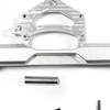 2pieces 1/24 Rear Bumper RC Upgrade Part Aluminum Alloy Durable Rc Rear Bumper For Axial SCX24 RC Car Part RC Car Accessories