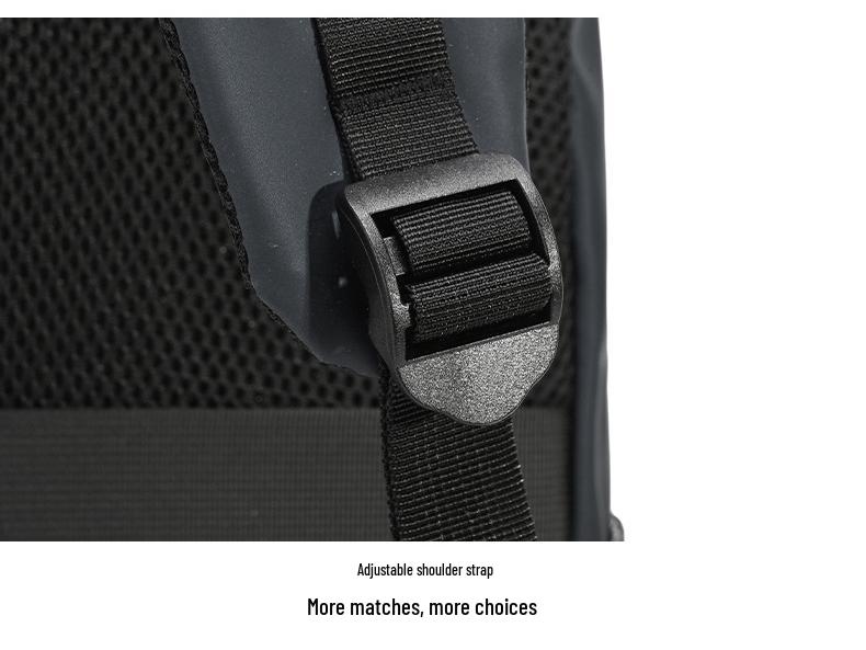 Men's Waterproof Solid Color Laptop Backpack for Business and School