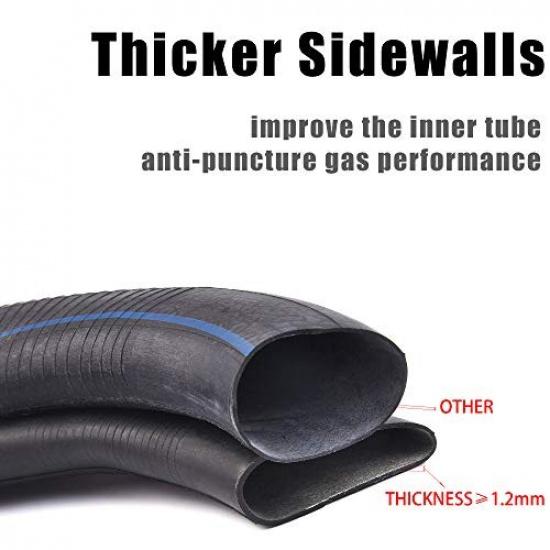 2x 11X4.00-4 Inner Tube TR87 Valve for Tractor Lawn Mower Generator Hand Truck