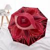 Eye of Heart Mandala Automatic Opening Rain Umbrella - Portable Folding Design, Outdoor Umbrella for Fans, Travelers & Daily Use, Perfect Gi