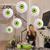 Reusable Polyester Film Decorations Simulated Eyeball Balloon, Horror Theme Halloween Party Decoration, Large Aluminum Indoor Outdoor Ornaments