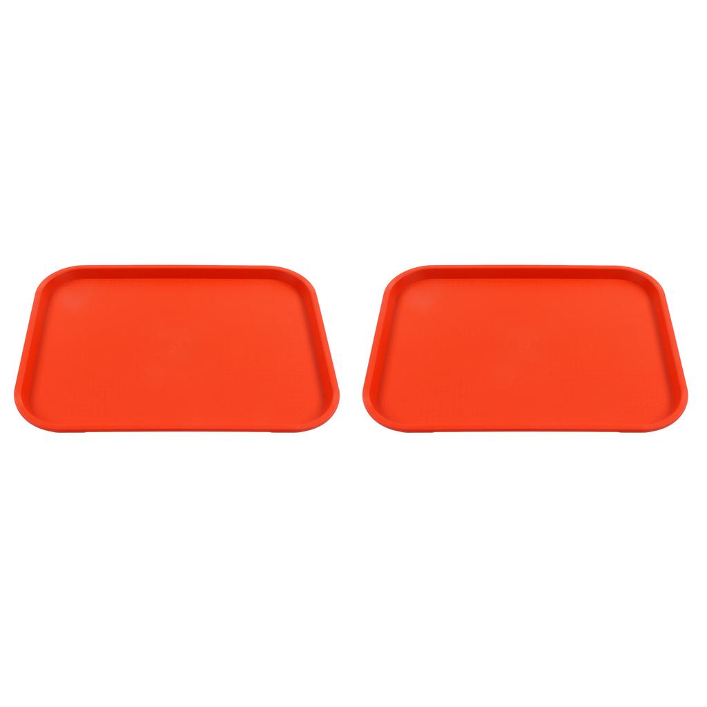 Food Service Tray Fast Food Tray Wide Applications Anti Slip Surfaces Rectangular for Restaurants for Dessert Shops for Cafes