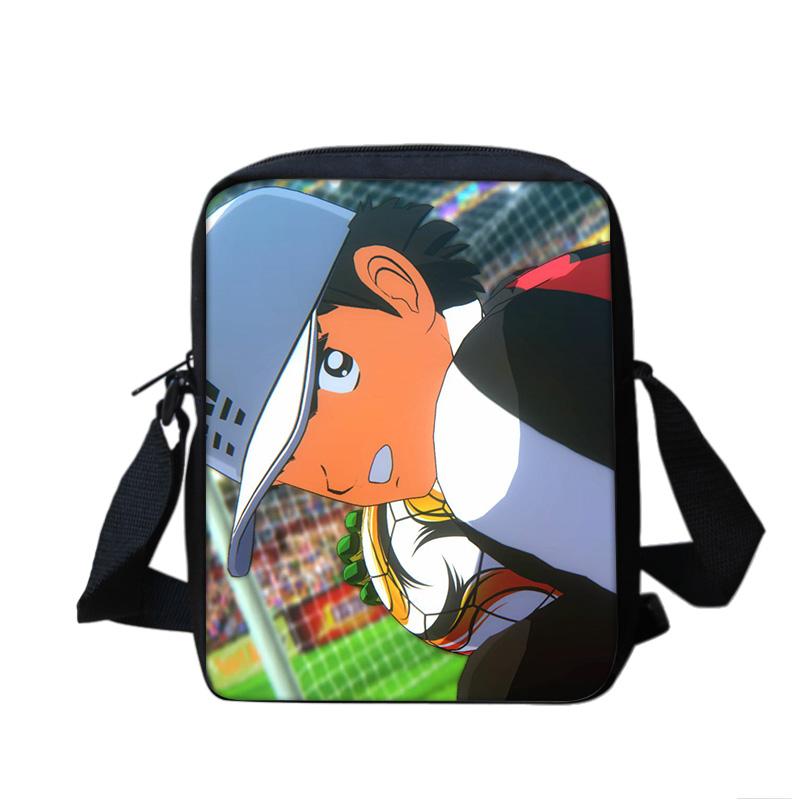Captain Tsubasa  multifunctional large capacity shoulder bag, the perfect gift for boys and girls on school birthdays