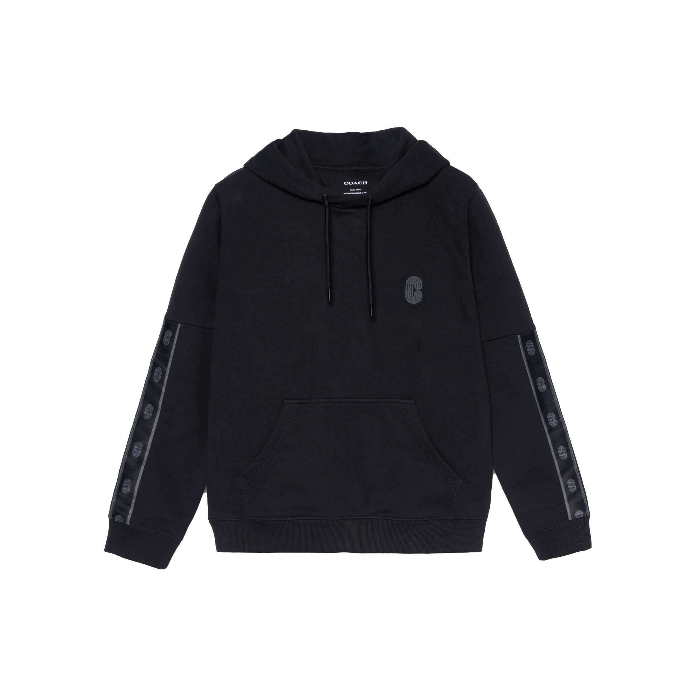 Coach Толстовка с капюшоном с длинным рукавом и принтом логотипа мужская черная C5231-BLK S 15990₽