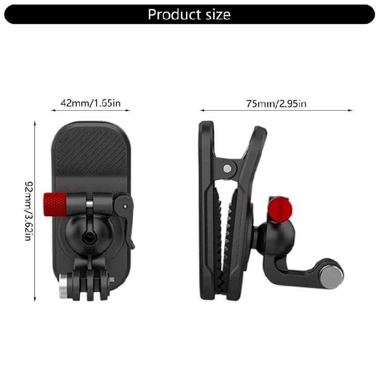 Plastic Backpacks Clip With Powerful Magnetic Base Effortless Attachment To Metal Surfaces For Steady Shots