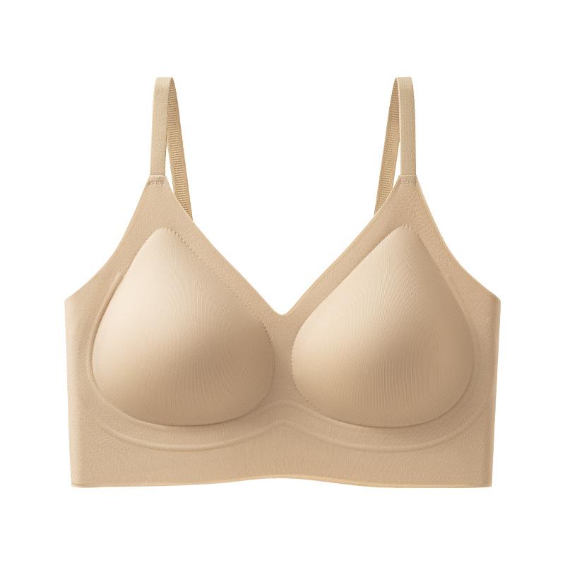 

Traceless liquid foundation underwear, big breasts show small collection, secondary breasts are opaque, one size invisible dark-skinned bra F (regular) 85-65kg