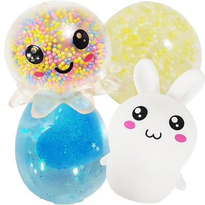 Baby Plus Soft LED Octopus + Bubble + Rabbit + Egg Set Korean Childrens Toys