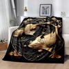 Koi Fish Blanket Soft & Cozy Suitable for Bedding Picnics Bed Four Seasons Universal Modern Style Suitable for Gifting Relatives and Friends