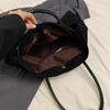 Fashiable retro shoulder bag, large capacity casual handbag, pure color simple texture classic lazy style handbag, suitable fo