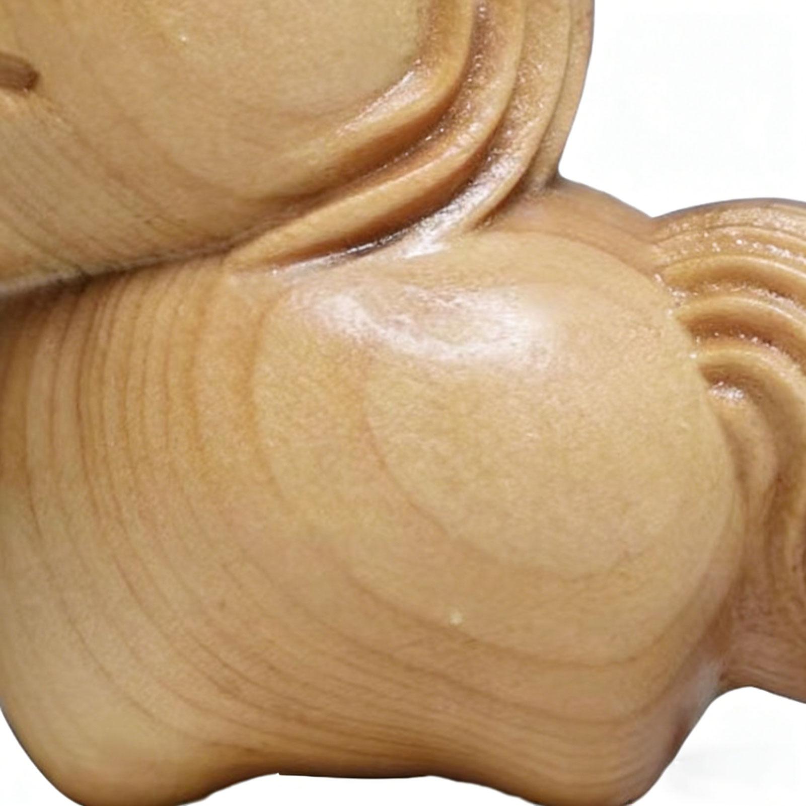 

Carved Wooden Horse Figurines 2026 Year Of The Horse Mascot Decor Wooden Animal Sculpture For Home Bedside Table Bookshelf TV CN
