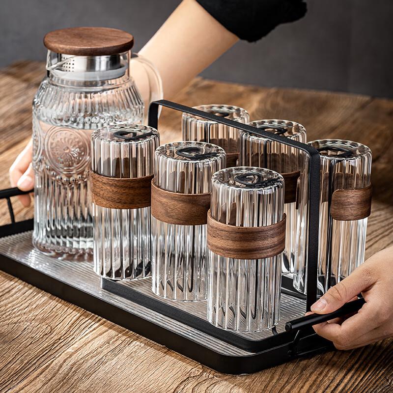 Naijiang Heat-Resistant Glass Pitcher & Cup Set