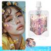 1 Bag Mermaid Gel Body Glitters Set Vibrant Sequin Mermaid Makeup Eye Shadow Ideal for Beach Party Looks Beach Make Up Wholesale