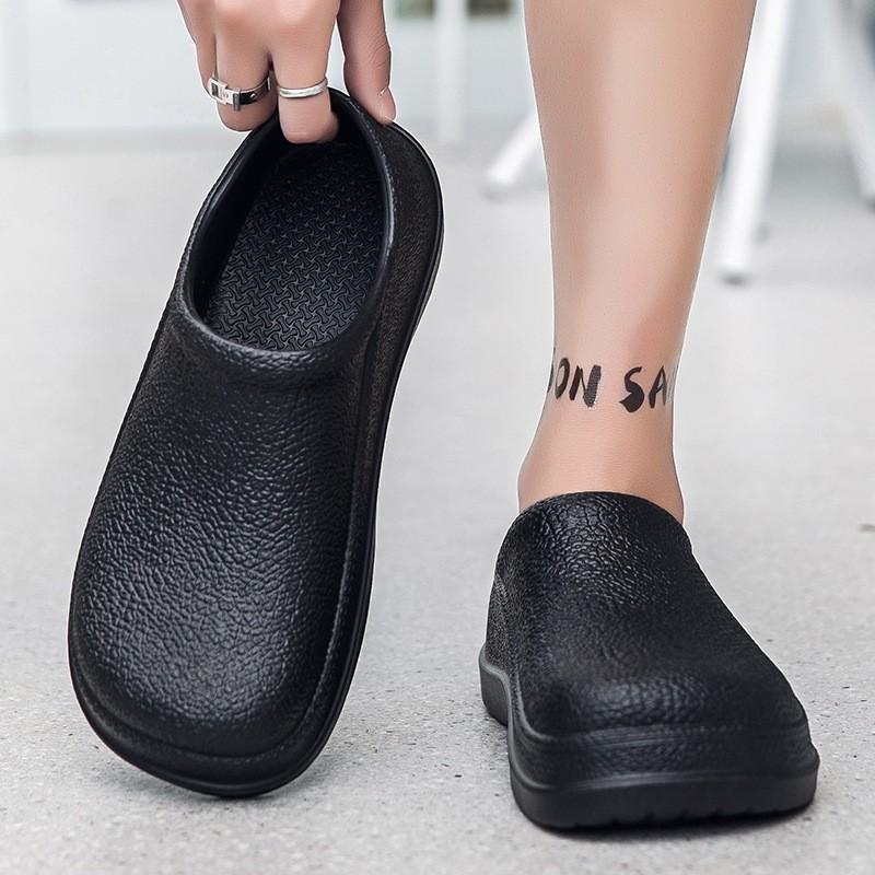 

Chef Shoes Four Seasons 2025 New Men s Shoes Large Size Black Kitchen Work Shoes Rain Shoes 46 чёрный