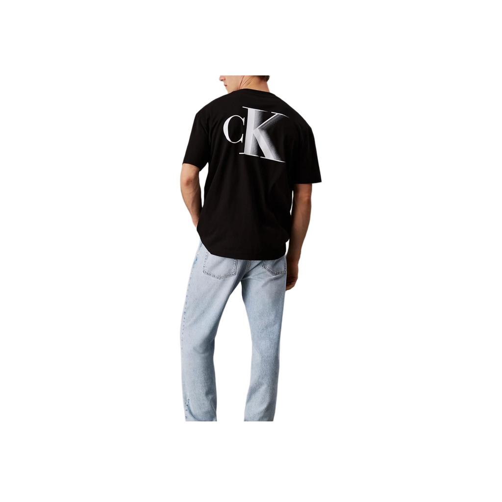 Calvin Klein Casual Letter Comfortable Loose Round Neck Short Sleeve T-Shirt Men T-Shirts Black J30J327475-BEH