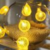 Waterproof LED Lemon String Light Romantic Atmosphere Lamp Party Ornament Garland Light  Bedroom