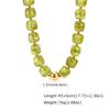 Fashion Colorful Acrylic Big Beads Heart Pendant Necklace for Women, Creative Clavicle Chain Necklace, Statement Trendy Jewelry