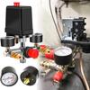 90-120PSI Air Compressor Manifold Switch Manifold Garzatore Air Compressor Pressure Switch Control 220-380 V Aluminium Alloy Bracket Easy D