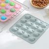 16 Even Cartoon Expression Pig Head Silicone Chocolate Mold Ice Mold Mold Aroma Plaster Mold DIY