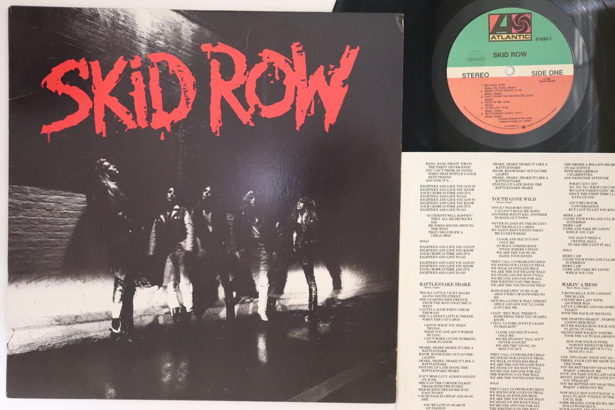 

LP Record SKID ROW - Skid Row 819361 ATLANTIC 1989 US Metal Used
