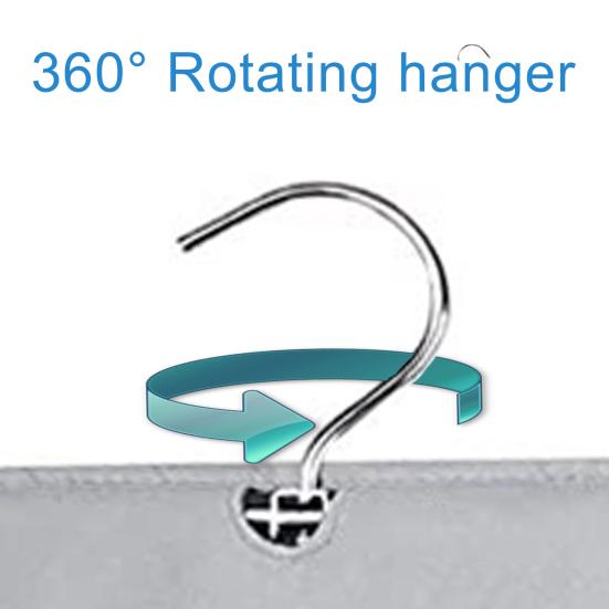 Storage Hanging Bag 30 Large Mesh Pocket Dual Sided with Rotating Hanger Wall Mounted Shoe Organizer