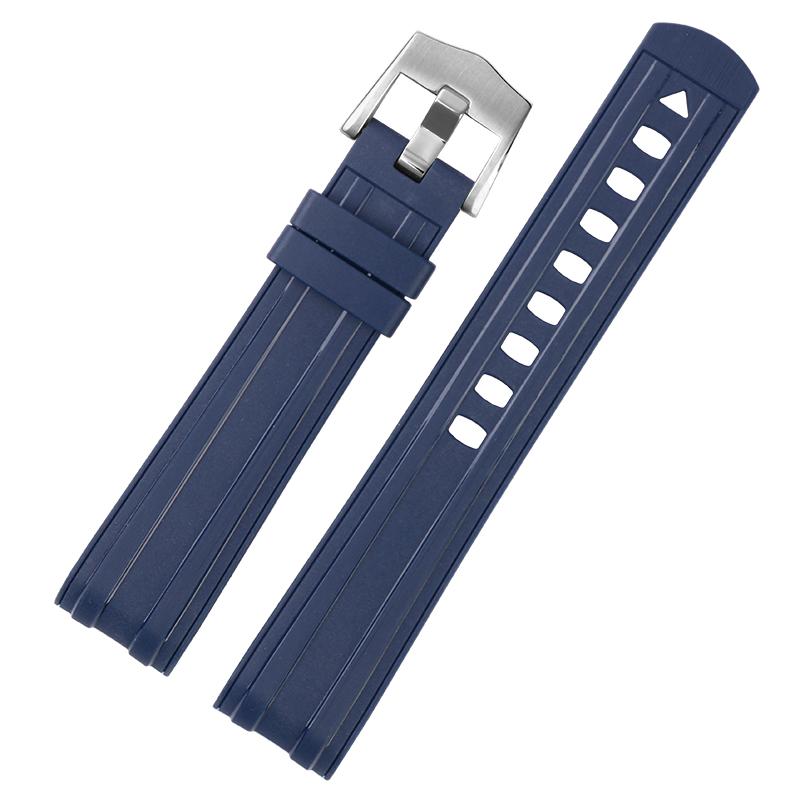 For Omega Seamaster 300 Strap Rubber Seamaster Silicone Rubber Watch Strap Seamaster 300 Watch Band Accessories Men 20 22mm
