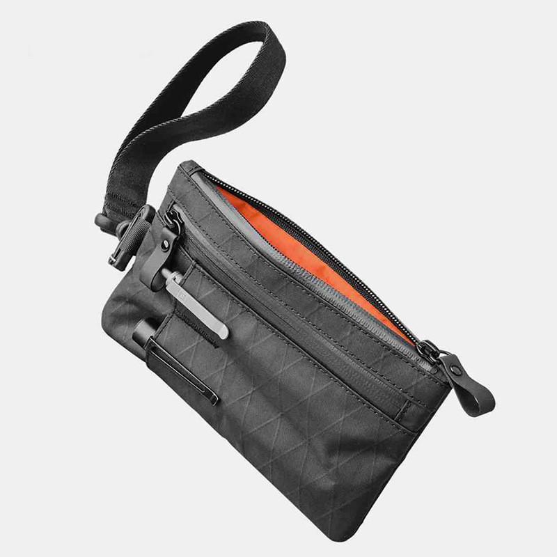 Portafoglio per Carte da Viaggio in Nylon Impermeabile per Organizer Portatile e Chiavi