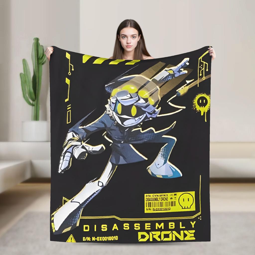 Robot Murder Drones V Uzi  Blanket Quality Super Warm  Bedding Throws Winter Airplane Travel Couch Chair Comfortable Bedspread