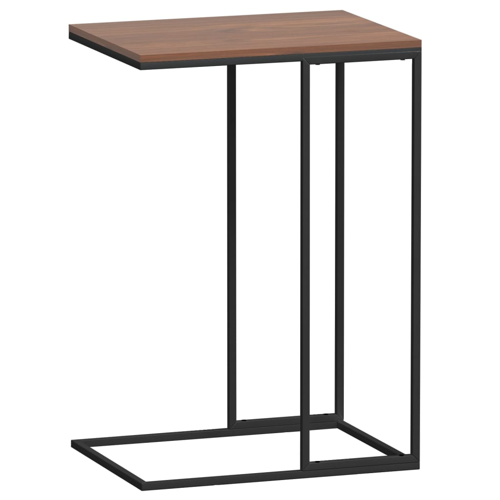 Side Table, Black, 40x30x59 Cm, Wood-based Material
