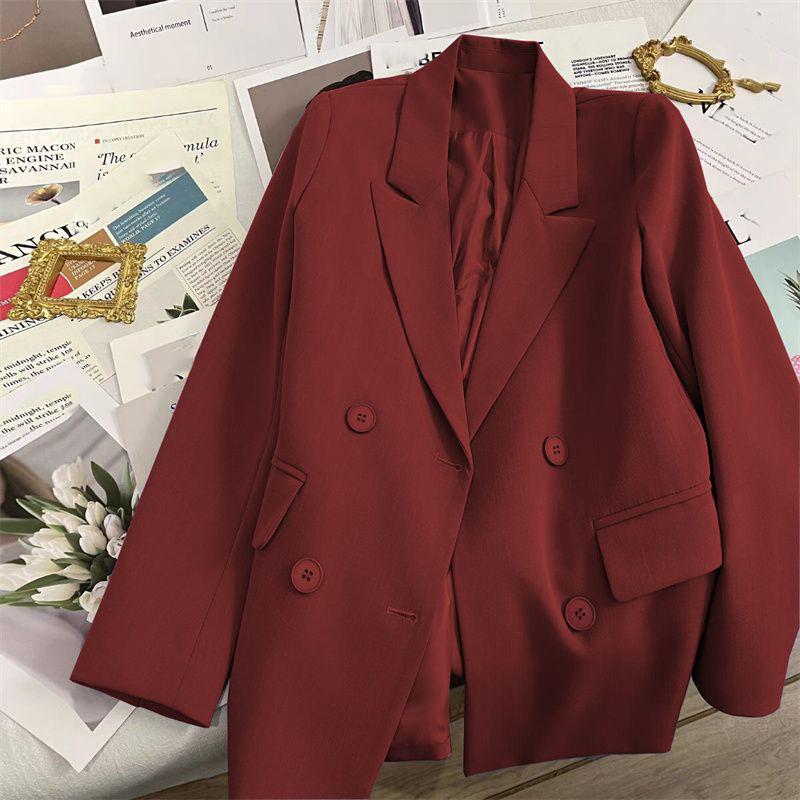 Lässiger Damenblazer für das Büro Damenmode Langarm Jacke Blazer Oberbekleidung Mantel