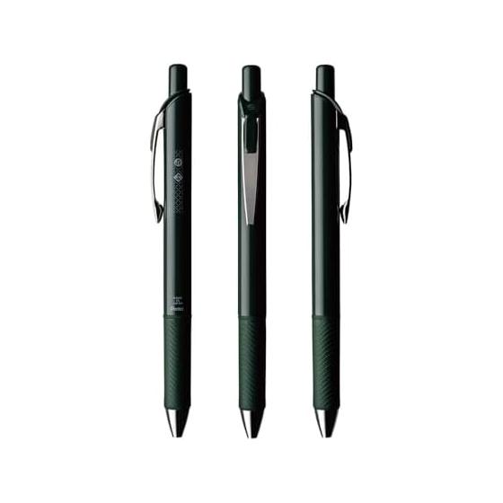 Pentel EnerGel-X Knock Gel Pen, 0.5mm Fine Tip, Black Ink - Smooth, Quick-Drying, Smudge-Proof for Notes, Planners, Meetings - Minimalist Design,