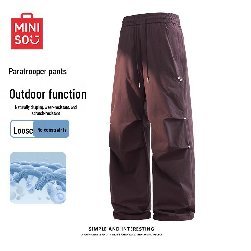 

MINISO Men s Parachute Style Casual Pants 2XL