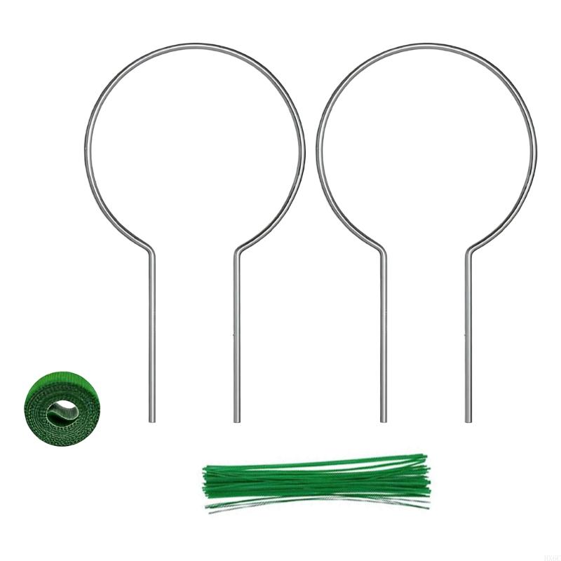 2pcs Space Saving Vertical Plant Stand for Small Balconies Offering Efficient Support for Climbing Plant HX6C серебряный