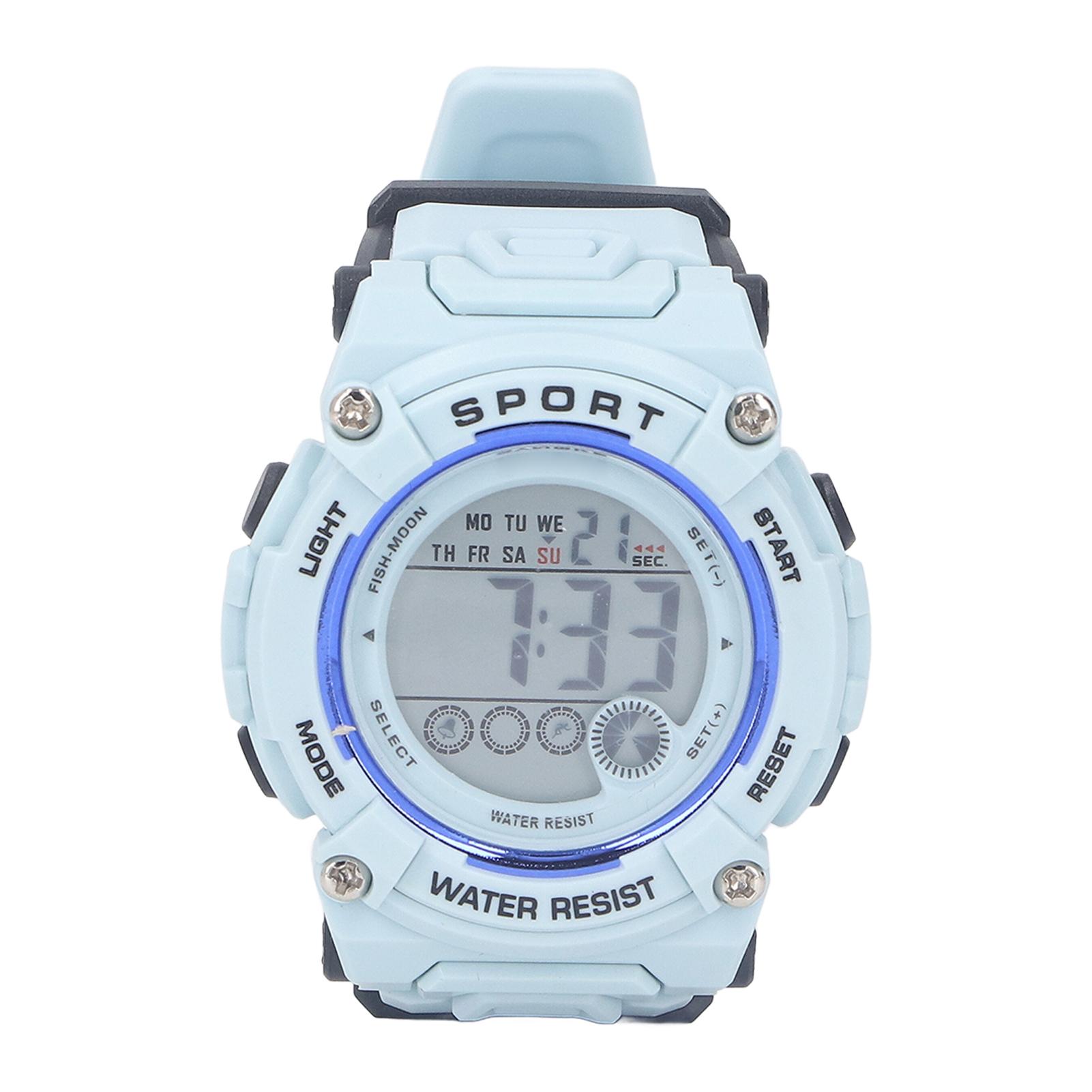 Digital Chronograph Children Student Waterproof Sport Multifunctional Electronic Watch