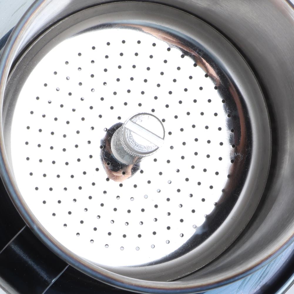 Portable Stainless Steel Coffee Drip Filter Coffee Maker Pot for Home Kitchen Office Outdoor UseBlack