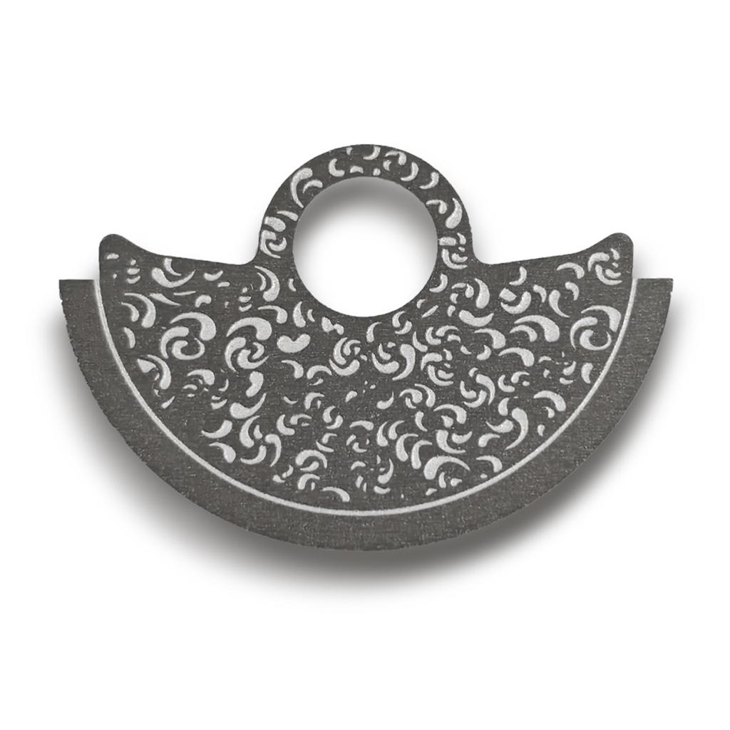 Wave Pattern NH35 Automatic Hammer Rotor Metal Patch Fits Seiko 4R35 4R36 NH35 NH36 Movement SKX007 Watch Movt Retrofit Parts