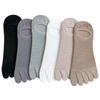 Thin Hosiery Men's Five Finger Socks Mesh Low Cut Sports Socks Fashion Five Toe Boat Socks  Running