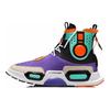 Li Ning Reburn Cushioning Slip Resistant High top Vintage Basketball Shoes Unisex Purple AGBN052-1