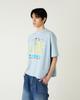Diaendeukweseucheon Little Thing Print T-Shirt / Light Blue