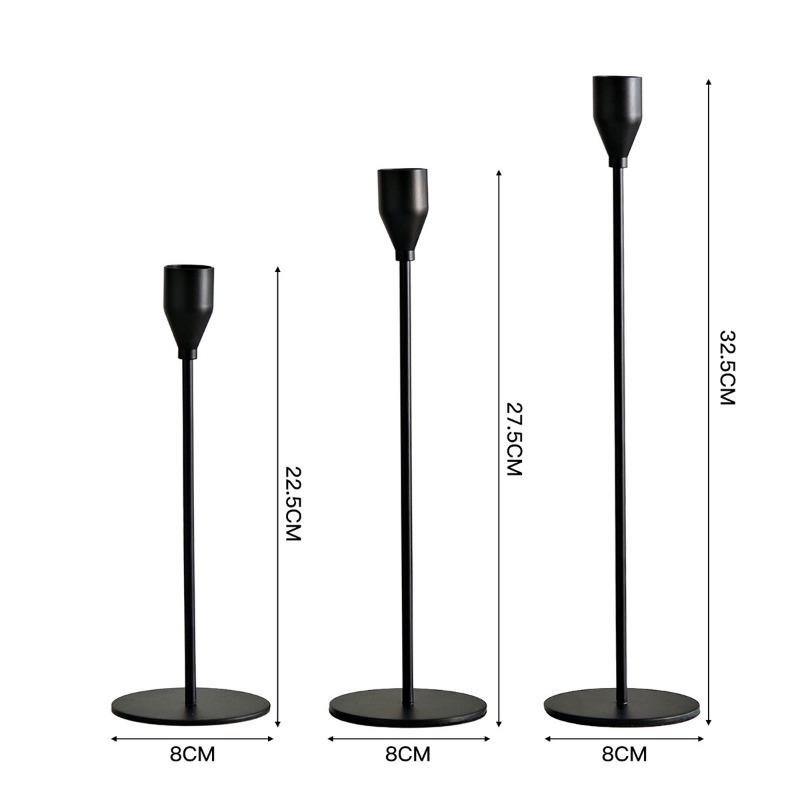 Eisenleuchter KerzenständerKerzenlicht-Dinner HochzeitsrequisitenZubehör Aluminiumlegierung Kerzenständer