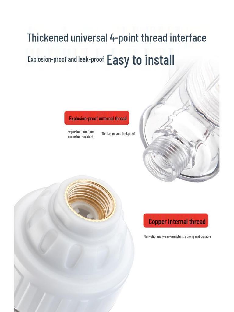 Universal Stainless Steel Water Purifier Pre-Filter with Electric Heater