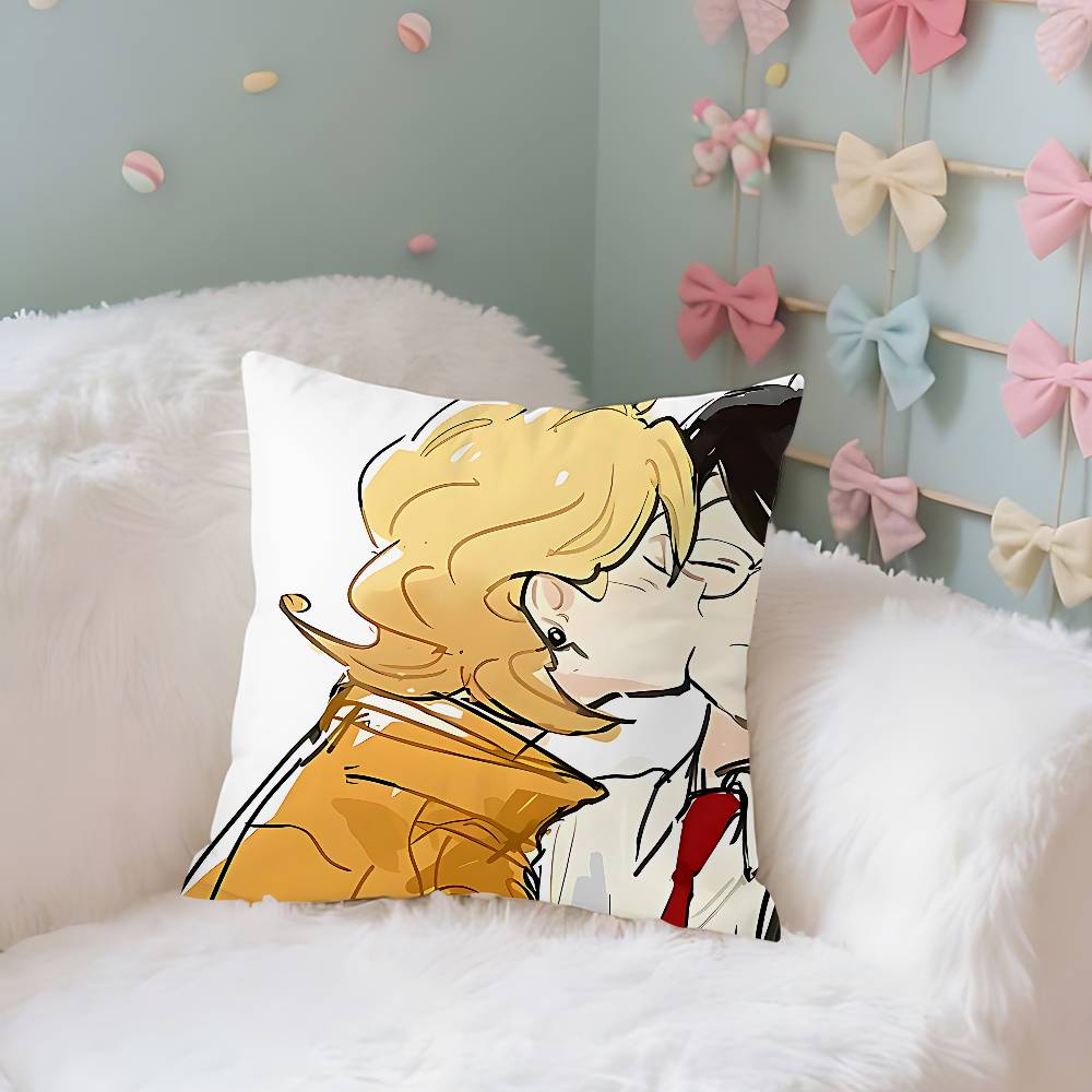 

CClassmates Case Plush Fabric Soft Pillowcase Double Sided Print Cushion Cover Household Gifts 40x40CM(16x16in)
