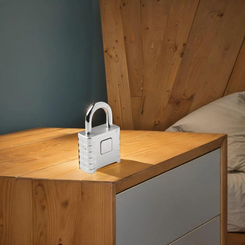Zinc Zinc Alloy Combination Padlock 4-Digit Number Drawer Cabinet Lock Password Code Locks  Gate Hasp Storage
