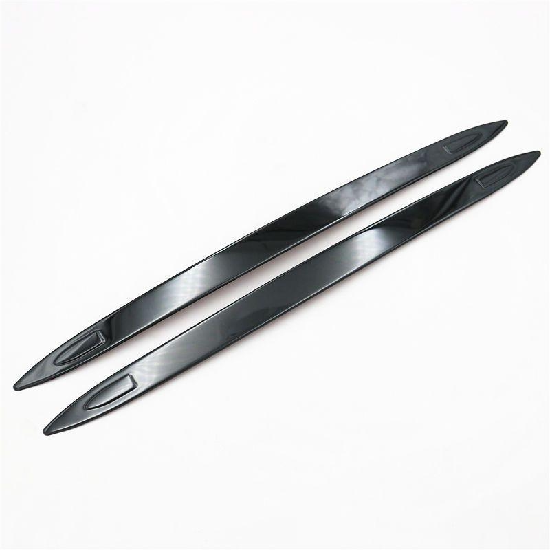 

Защитная пленка для автомобильного бампера, отделка из нержавеющей стали, защита от царапин, защита от столкновений, передний задний бампер, угловая защита, декоративная защита чёрный