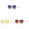 Womens Heart Shaped Sunglasses Uv400 Polarized Outdoor Fashion Accessory For Summer
