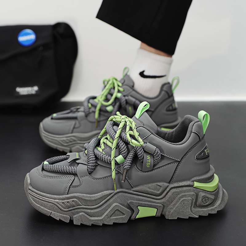 Xiaobai men's shoes summer 2025 new trend versatile sports and leisure shoes men's height increase running dad shoes men's